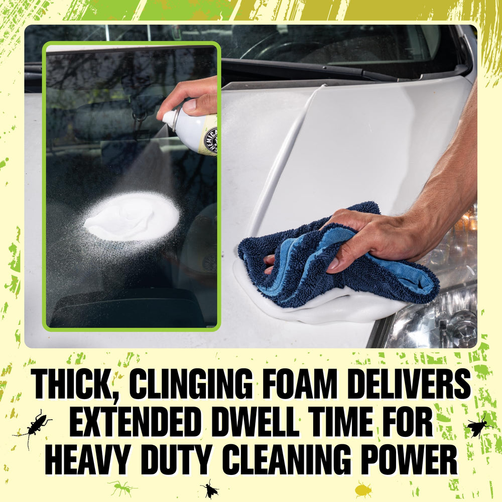 Chemical Guys product rinsing away residue leaving cleaner surface