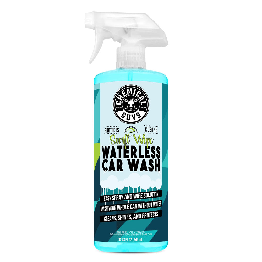 Chemical Guys Swift Wipe front label showing product benefits and 32 oz size