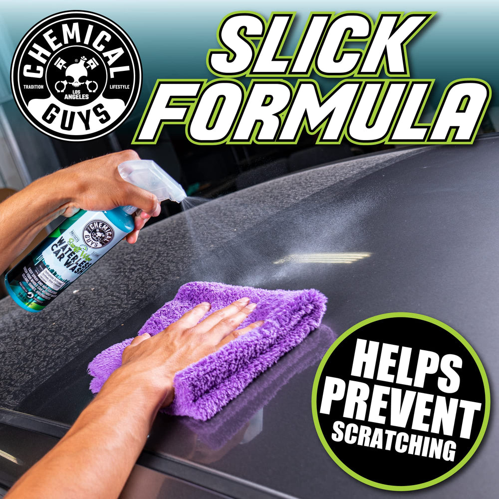 Chemical Guys glossy finish on hood illustrating reflective shine