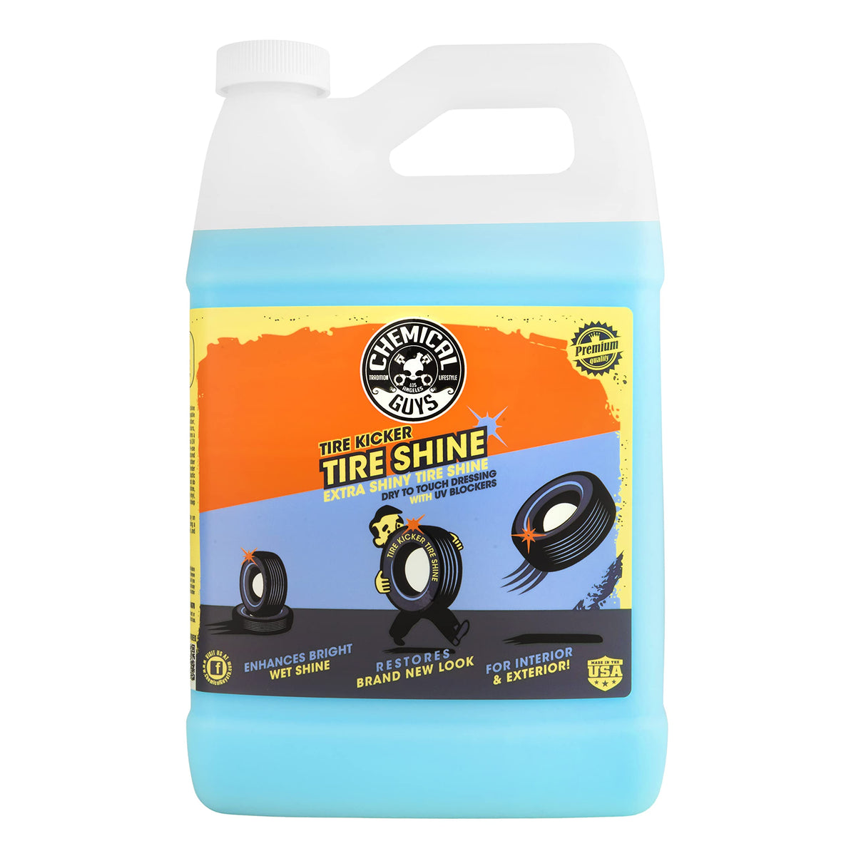 Chemical Guys front label showing product name and glossy benefit