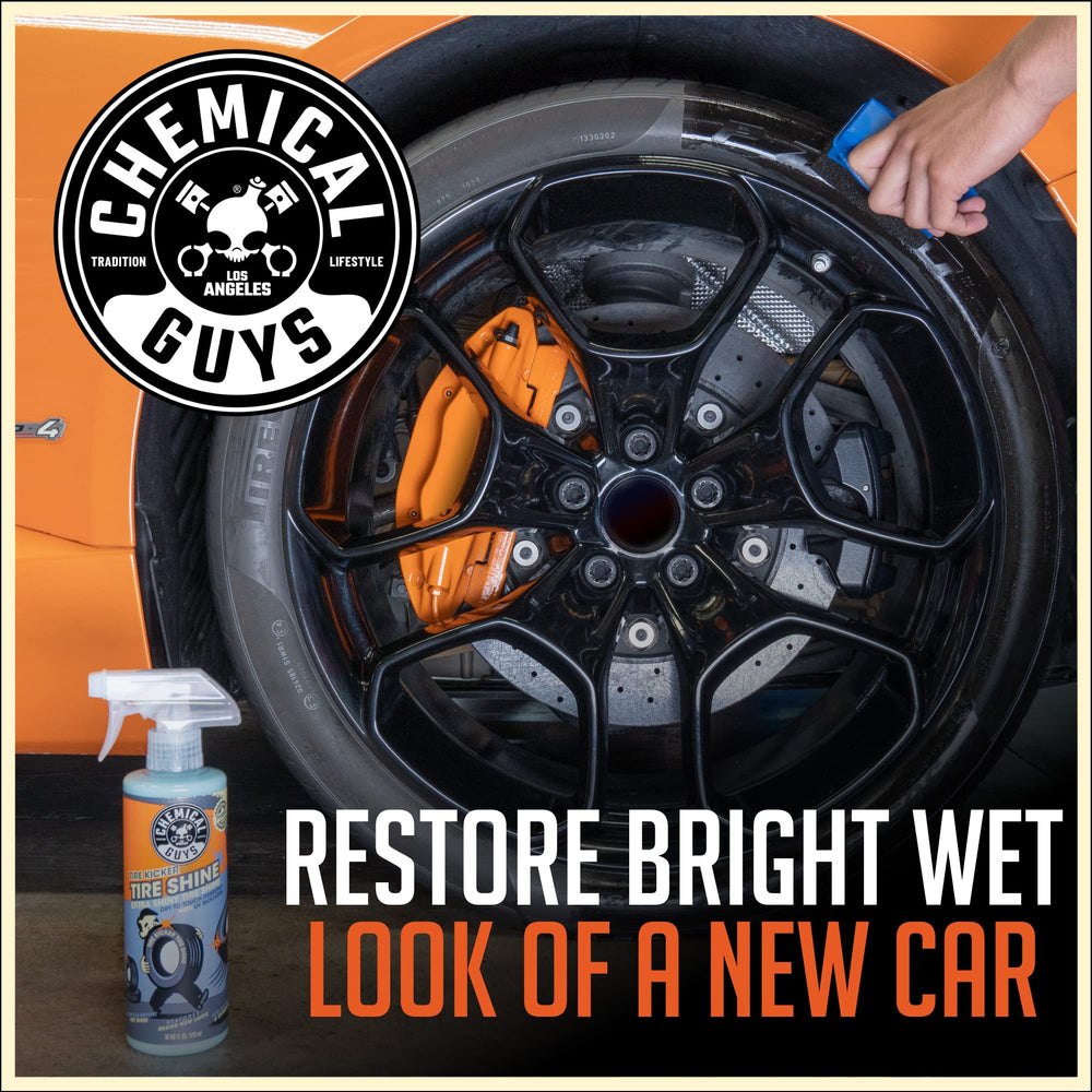 Chemical Guys on exterior trim delivering streak-free glossy finish