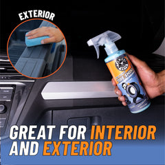 Chemical Guys texture detail highlighting wet-look sheen and protection