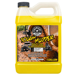 Chemical Guys gallon bottle front label showing product identity and capacity benefit