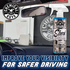 Chemical Guys V.R.P. Super Shine Dressing applied to trim restoring rich appearance