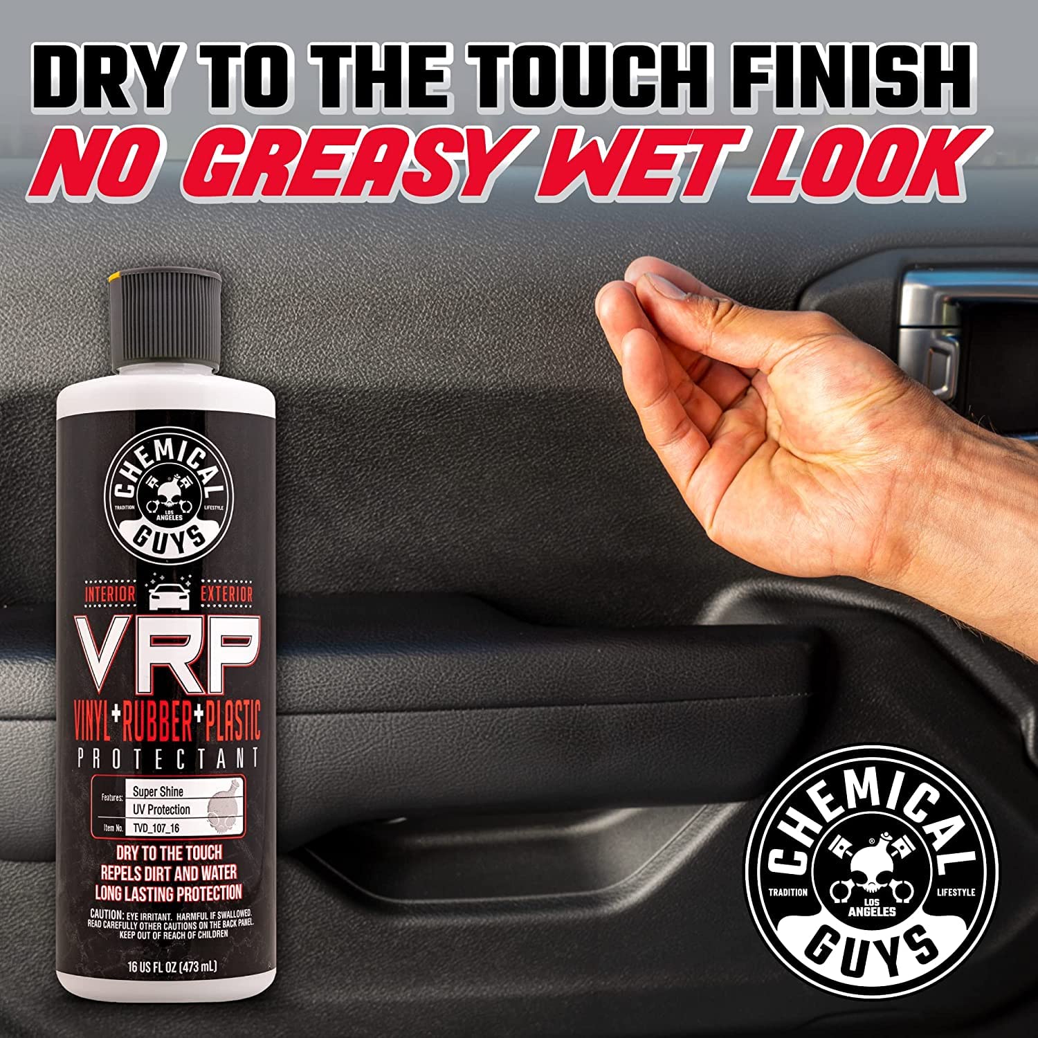 Chemical Guys used on weatherstripping to restore flexibility and reduce fading
