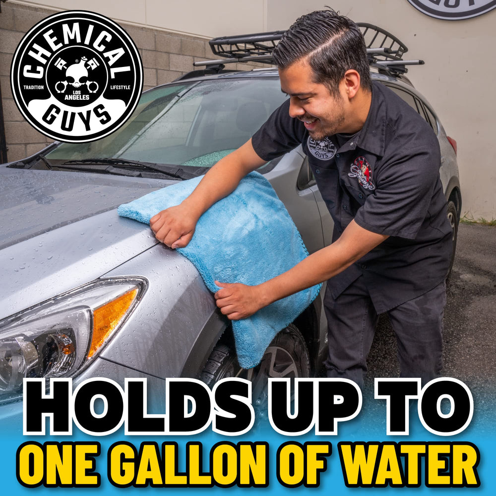 Chemical Guys Woolly Mammoth drying glass with streak-free finish benefit