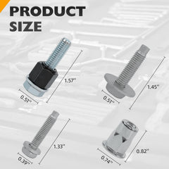 CHENACC close-up of tubular steel bracket highlighting strength and fit