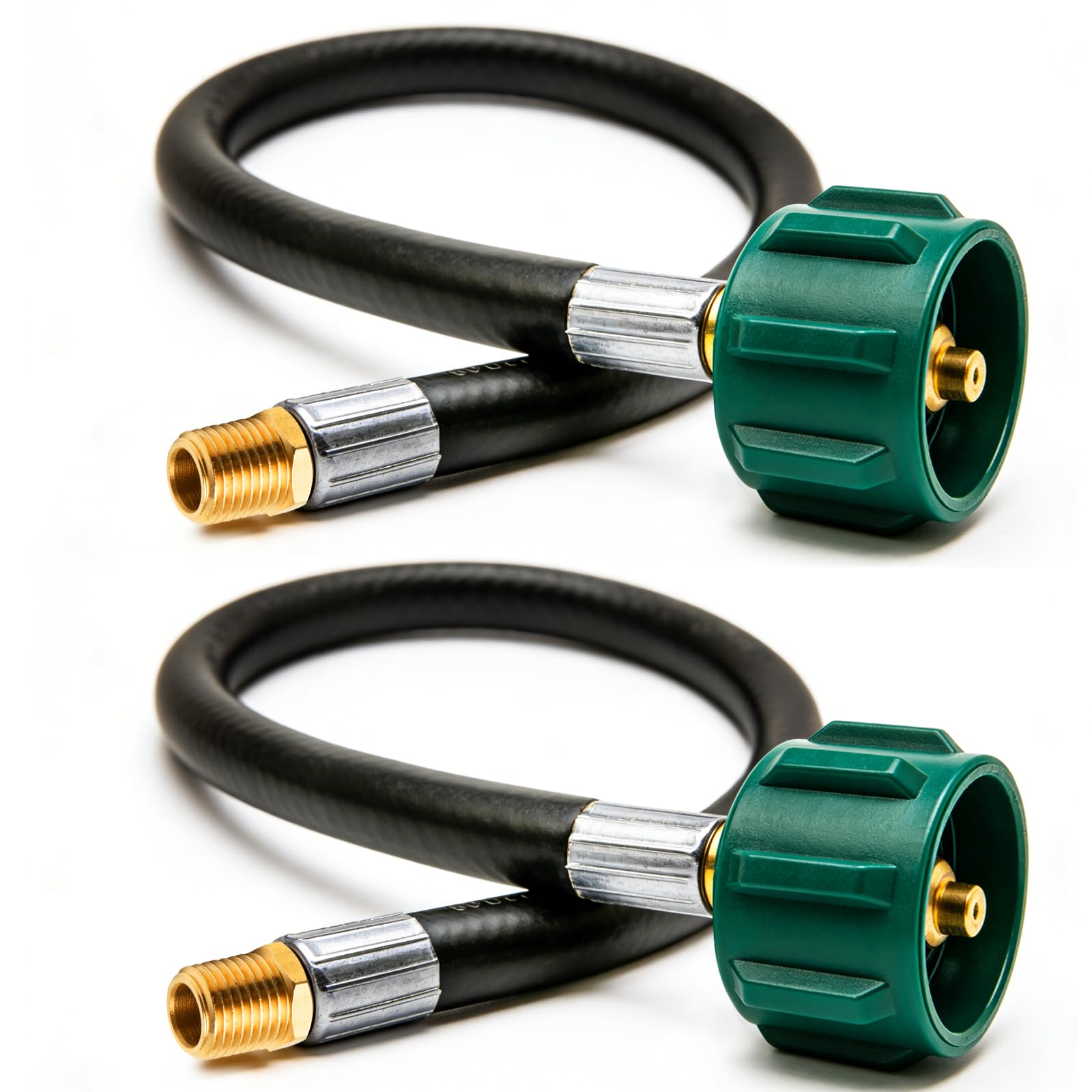 Cheuyeehui front packaging showing two 15-inch hoses and accessories for easy replacement