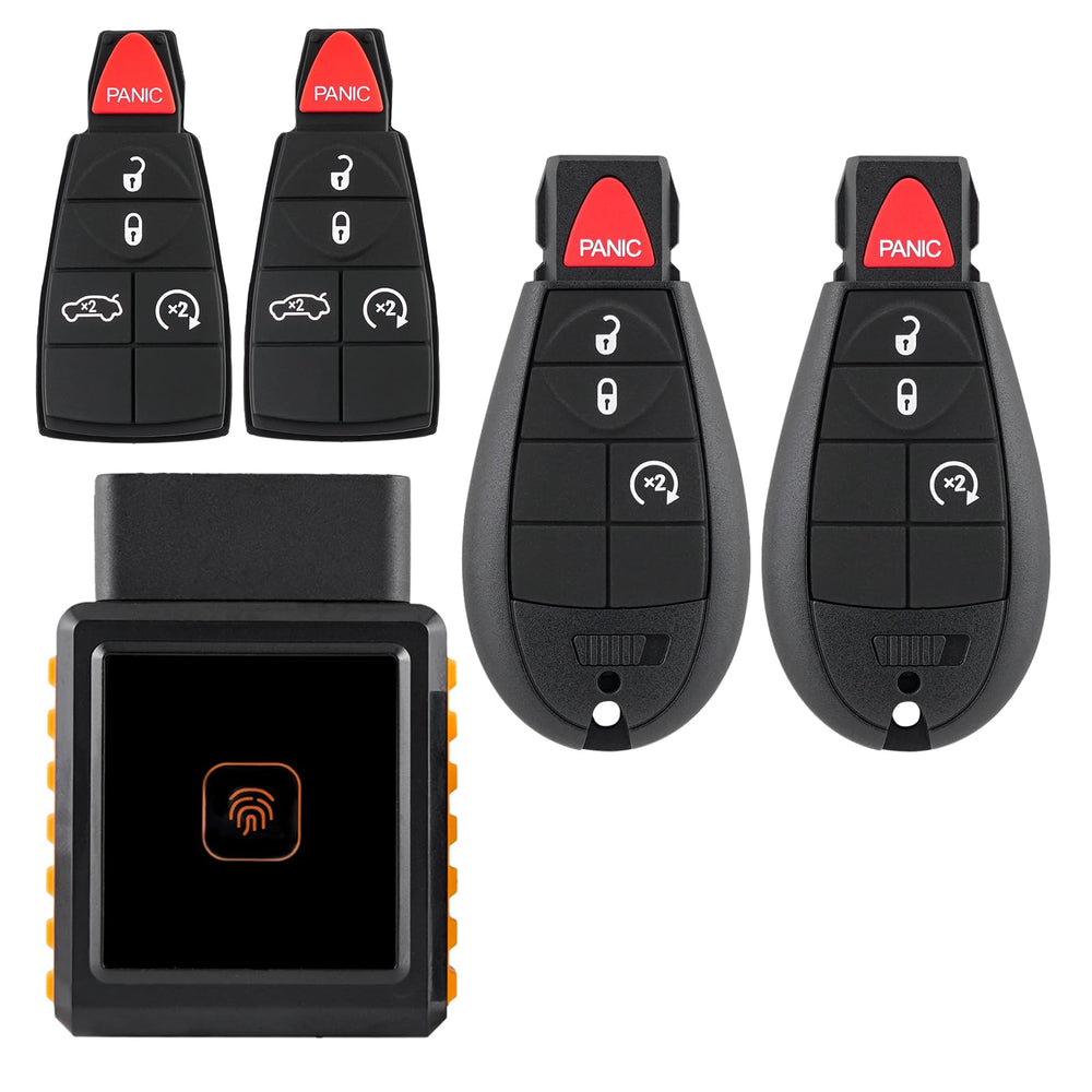 CHIJUIYZKEY front view of IYZ-C01C fob showing buttons and shape, clear fit
