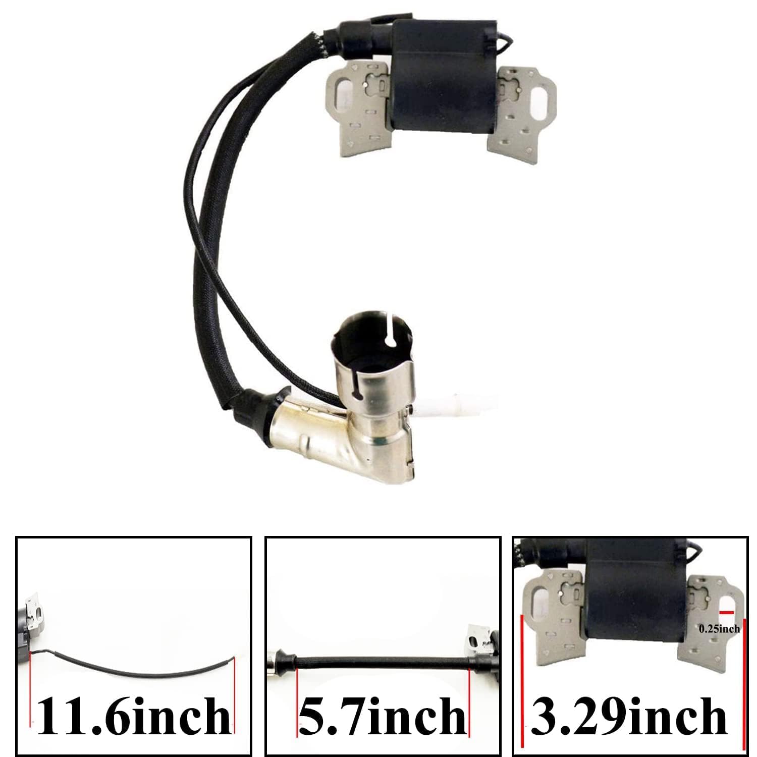 Chikia ignition coil connector detail highlighting secure electrical fit