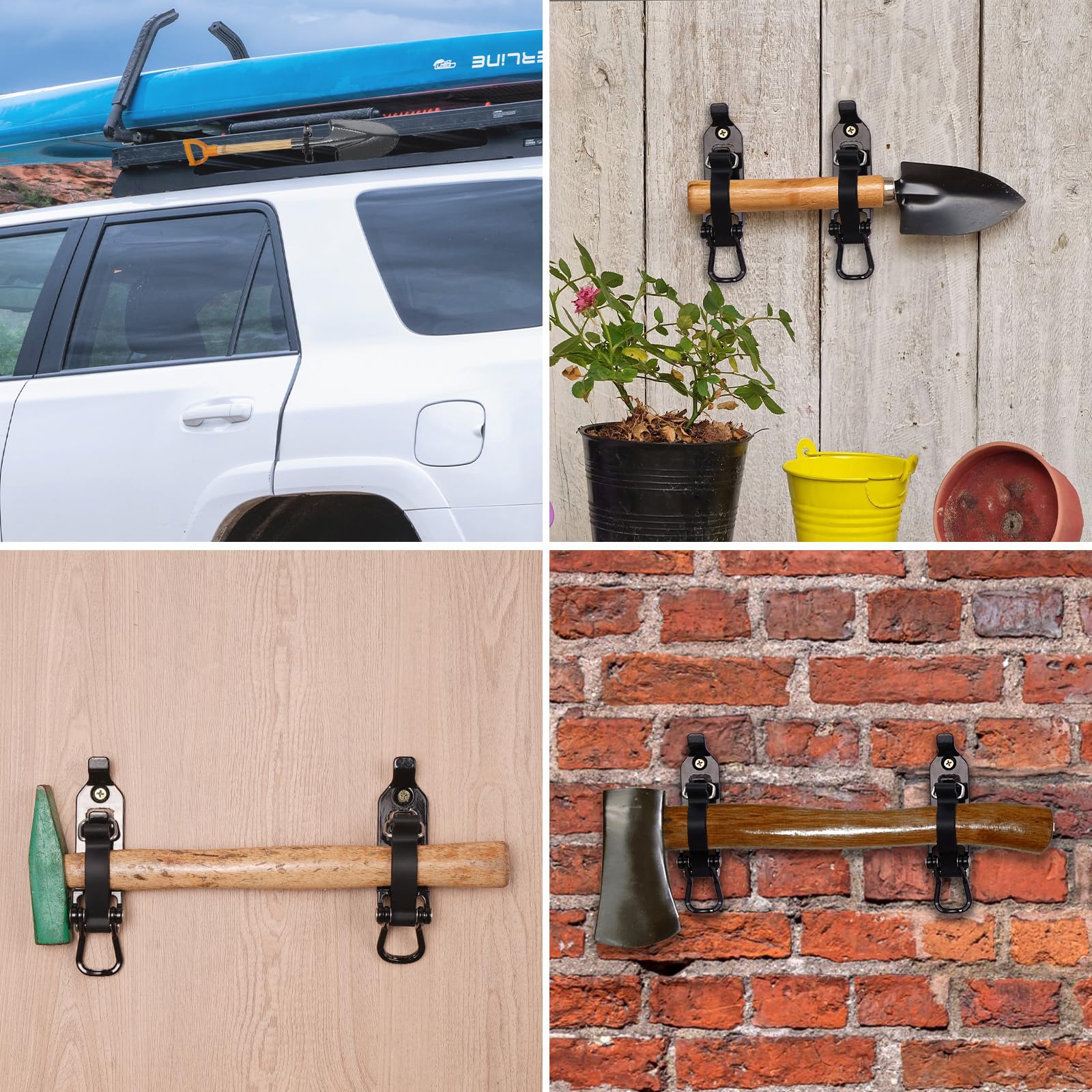 ChimimeDecor installed in garage on wall rack showing organized storage and space saving