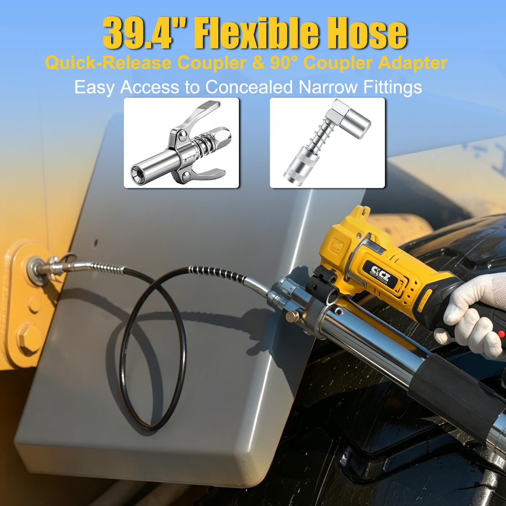 CICZ battery mount showing DeWalt 20V compatibility for workflow