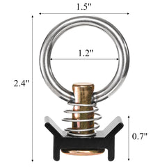 Cididu close-up of spring-loaded stud mechanism showing secure locking action