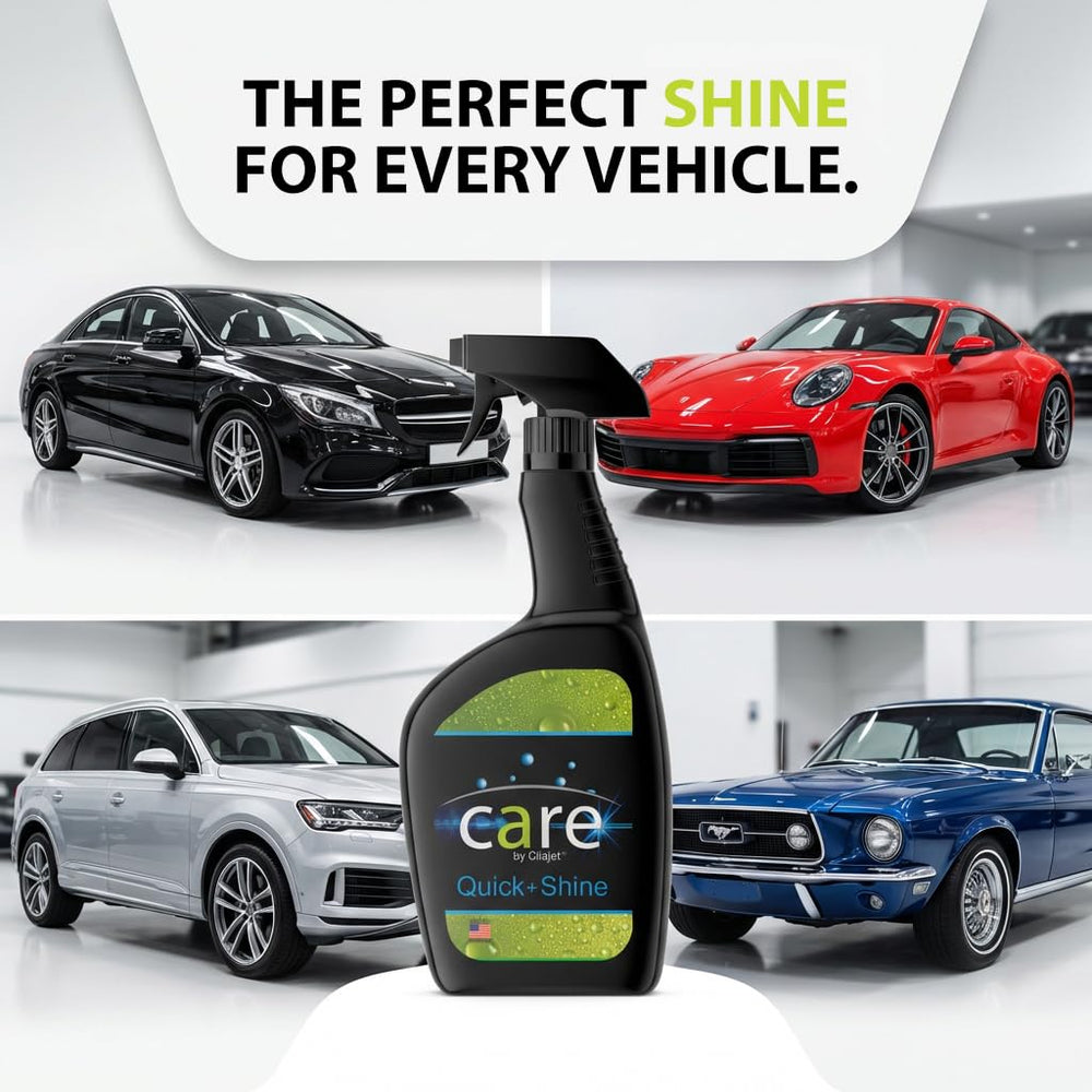 Cilajet applied to black sedan showing showroom-quality finish for visual appeal