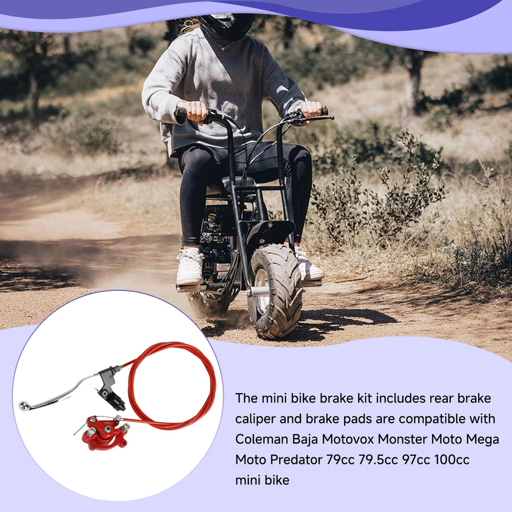 CILOYU 61-inch brake cable laid out to confirm length and routing ease