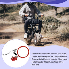 CILOYU 61-inch brake cable laid out to confirm length and routing ease