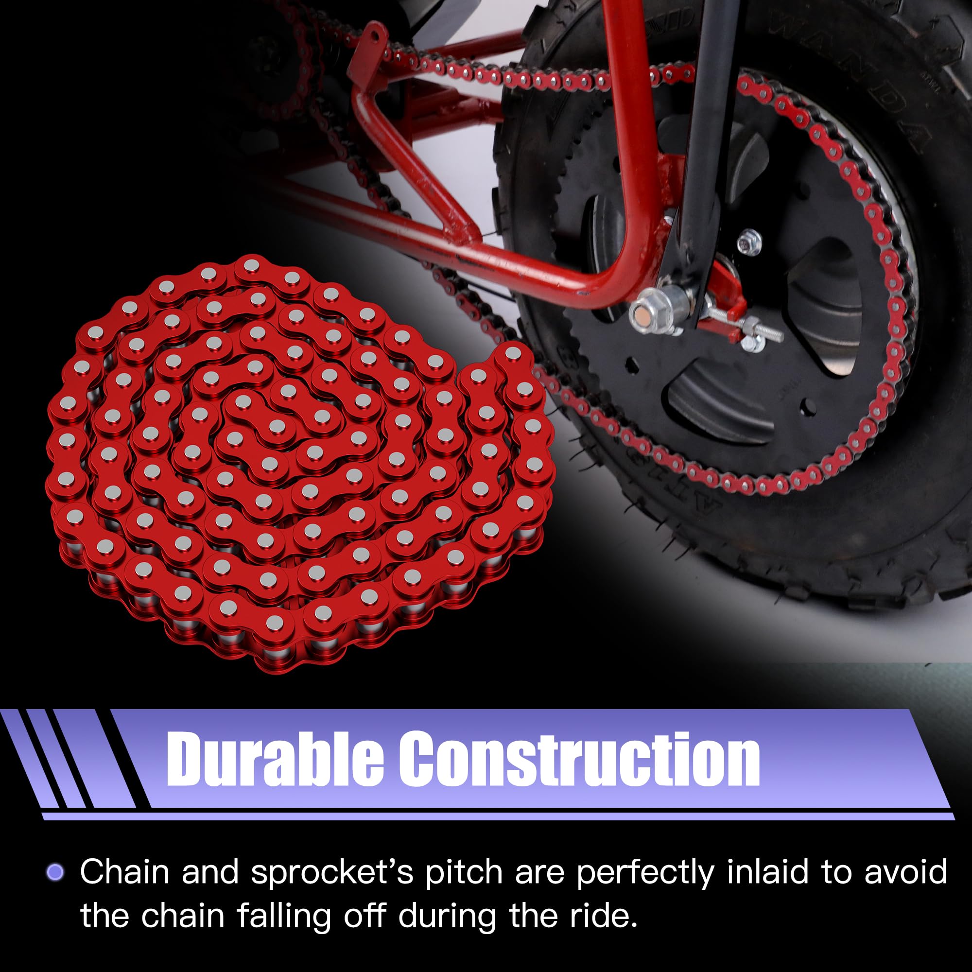 CILOYU chain breaker and 3/16" keyway for precise chain cutting and fit