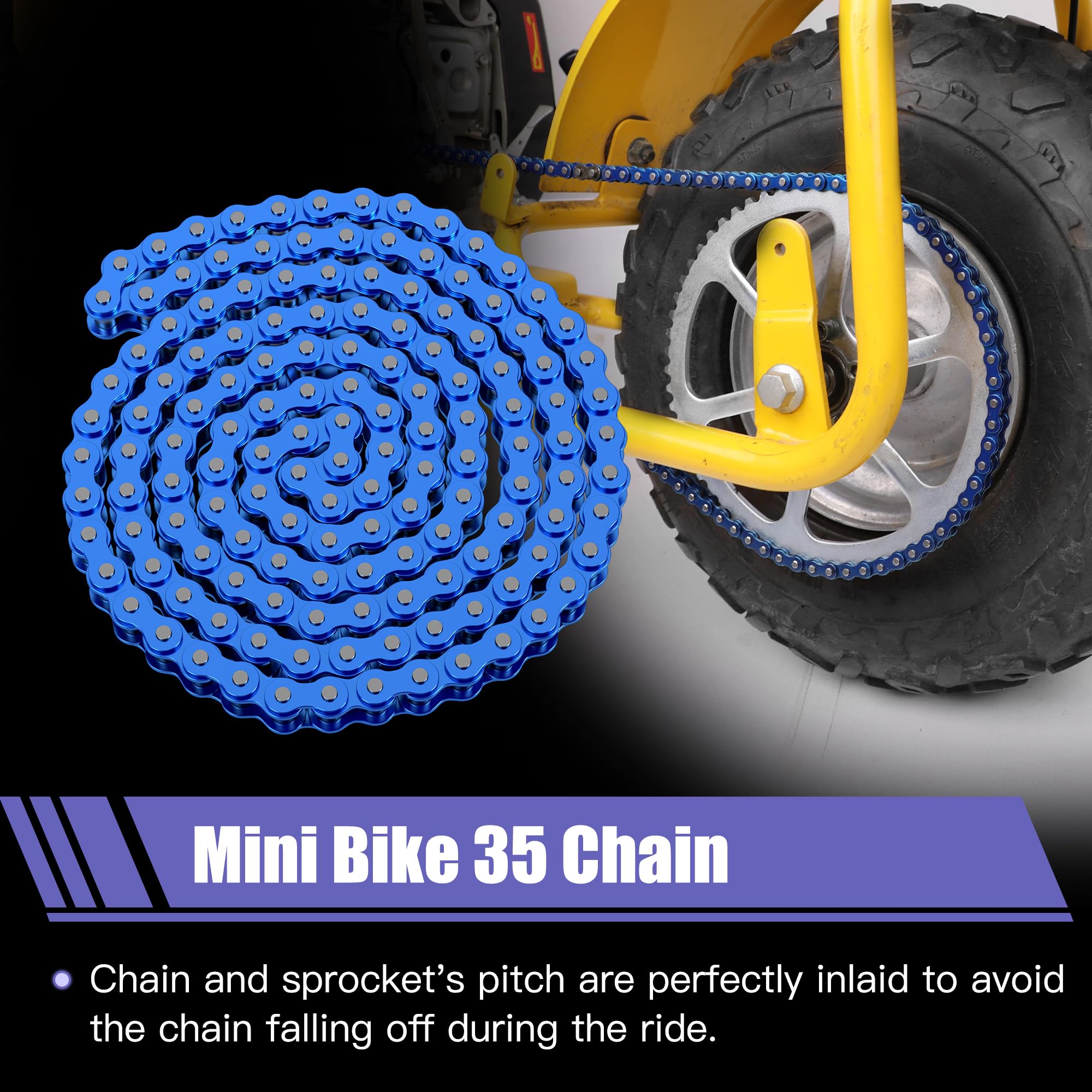 CILOYU chain breaker and extra master link included to simplify installation and maintenance