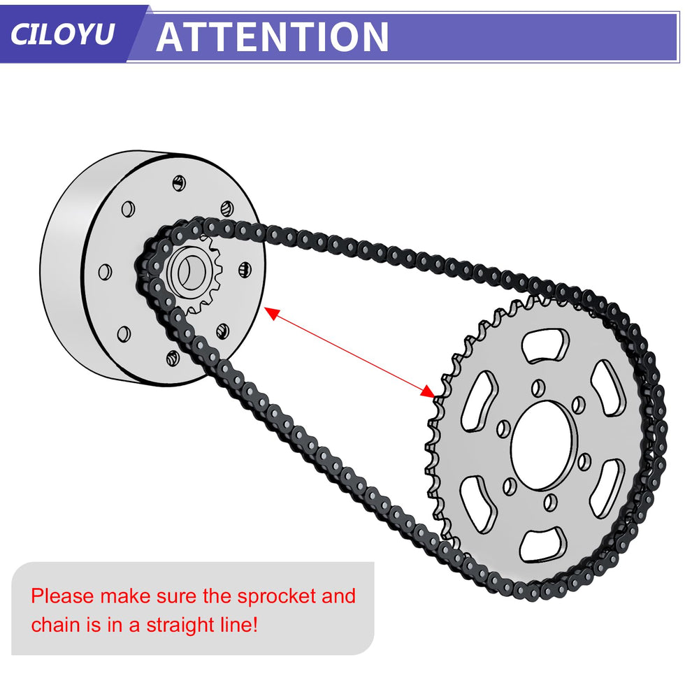 CILOYU chain breaker tool displayed with chain, speeds up DIY installation