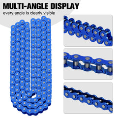 CILOYU close-up of 140-link roller chain demonstrating durable links for improved wear resistance