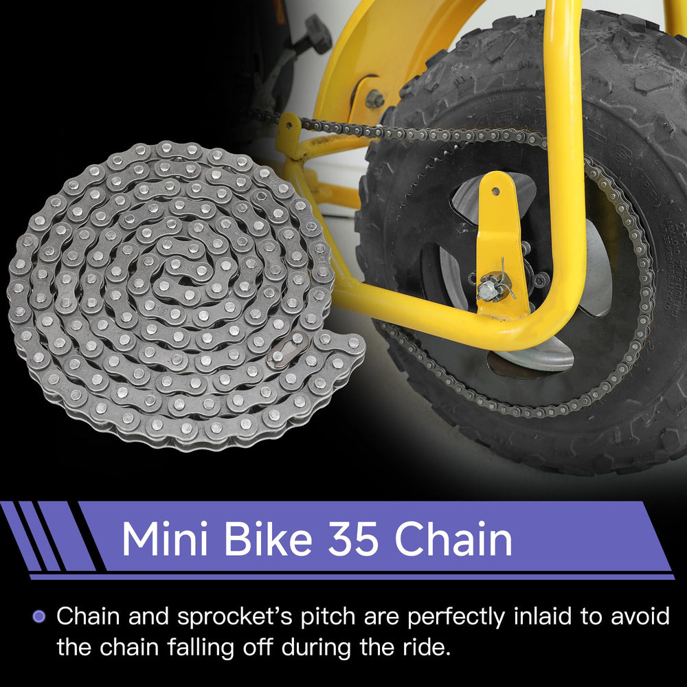 CILOYU packaging with chain, breaker and spare link for complete kit convenience