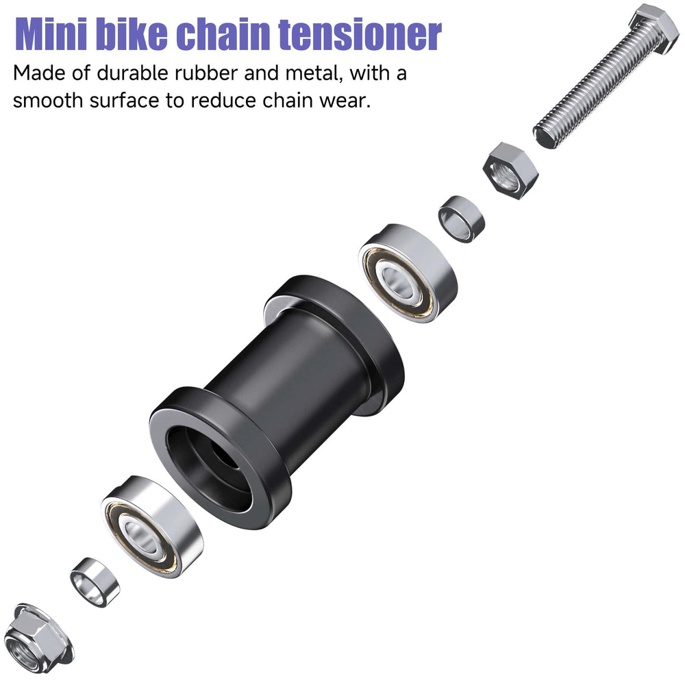 CILOYU chain next to ruler for scale demonstrating 140 links and trim-to-fit convenience