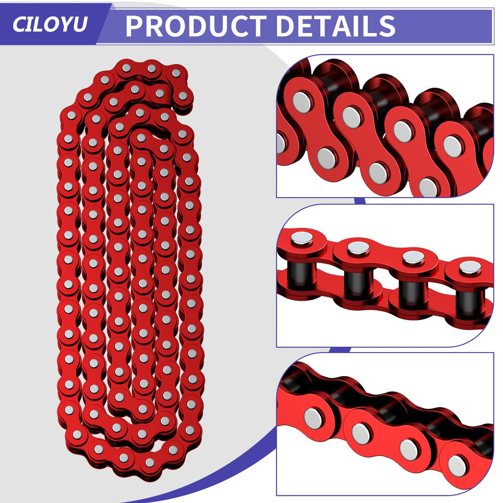 CILOYU chain next to ruler showing accurate sizing and easy verification