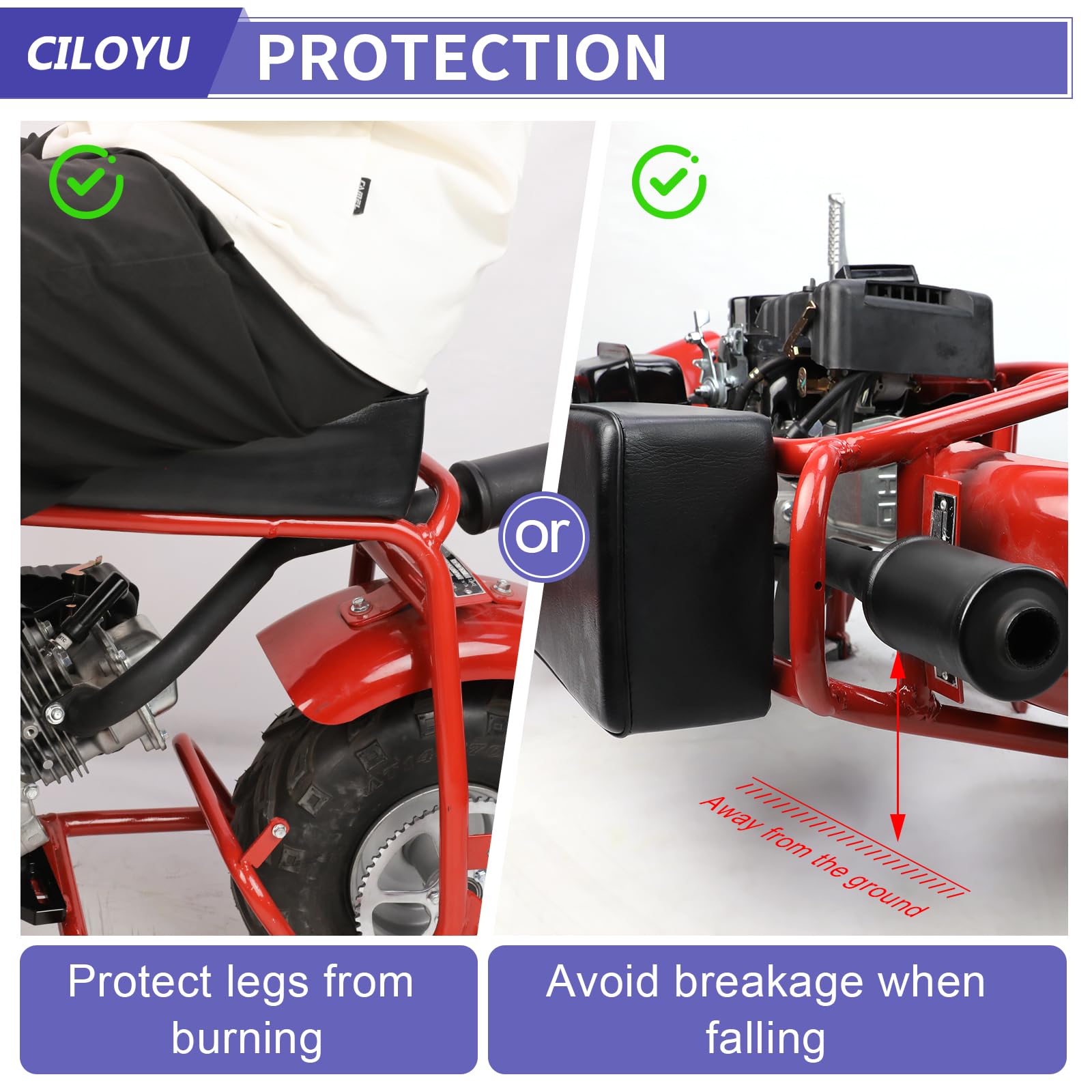 CILOYU flange bolt pattern close-up ensuring correct match to engine