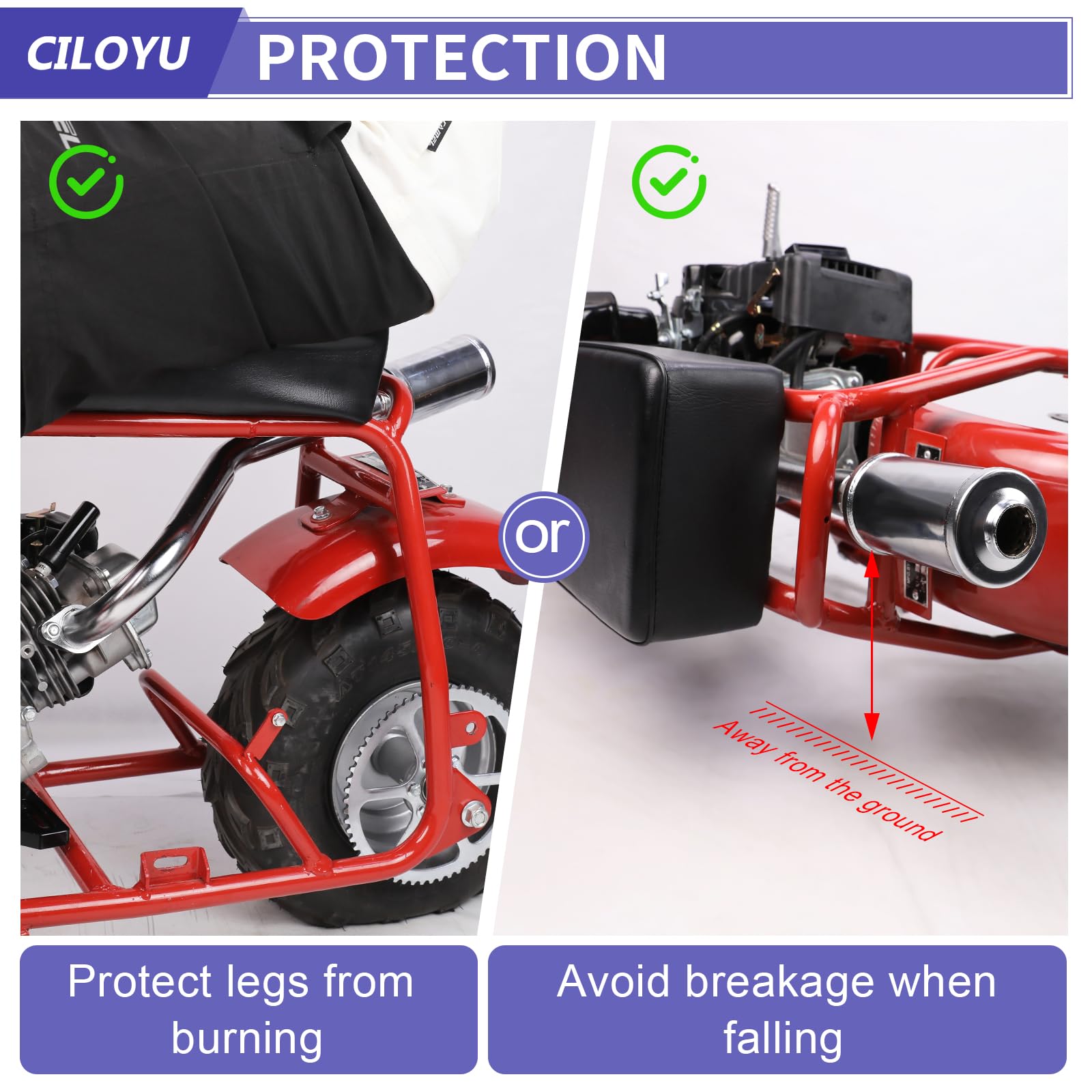 CILOYU flange detail on GMB100 showing thicker design for stronger, leak-resistant mount