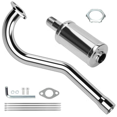 CILOYU front view of GMB100 package showing full exhaust and muffler benefit: durable replacement