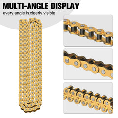 CILOYU gold 35 link close-up highlighting corrosion-resistant finish