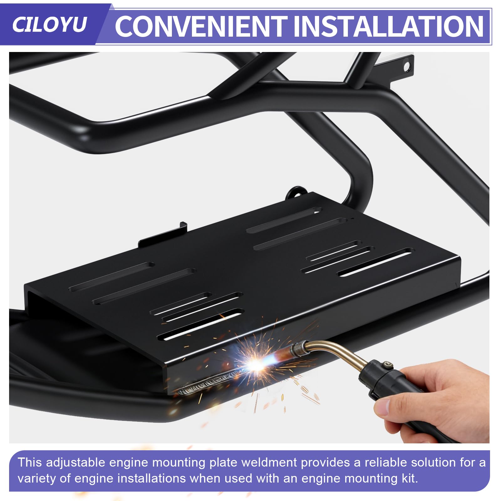 CILOYU next to tools showing scale and easy home-installation benefit