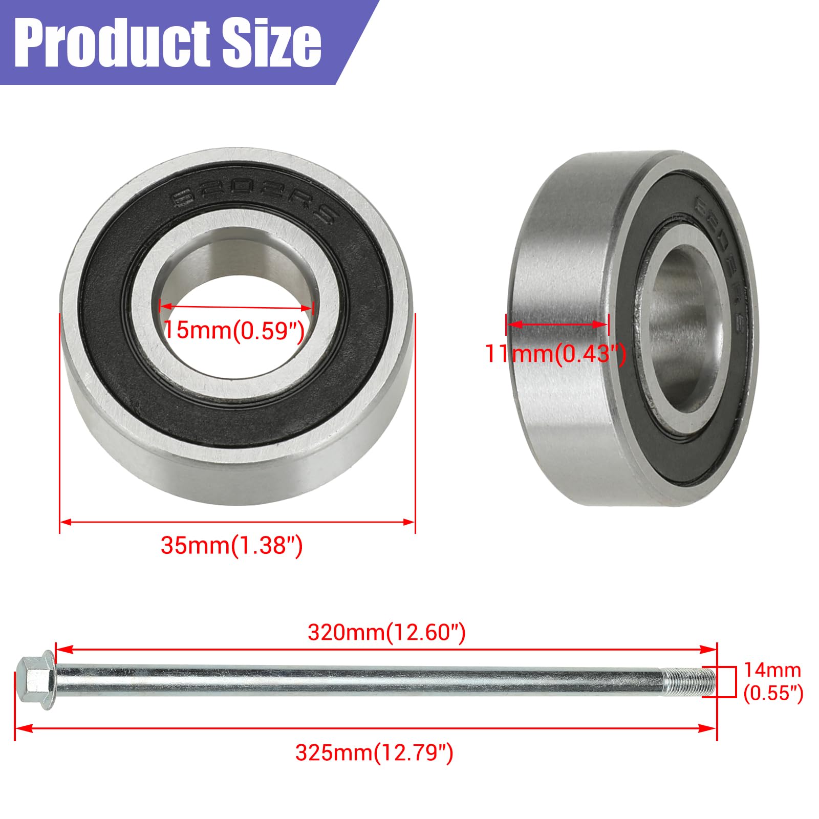 CILOYU rubber-sealed bearing cross-section protecting from dirt