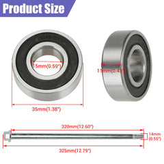 CILOYU rubber-sealed bearing cross-section protecting from dirt