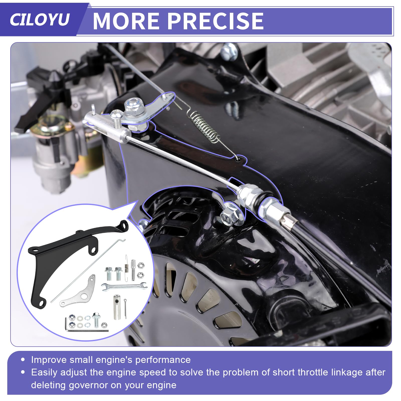 CILOYU spring and hardware detail with parts to restore reliable return tension