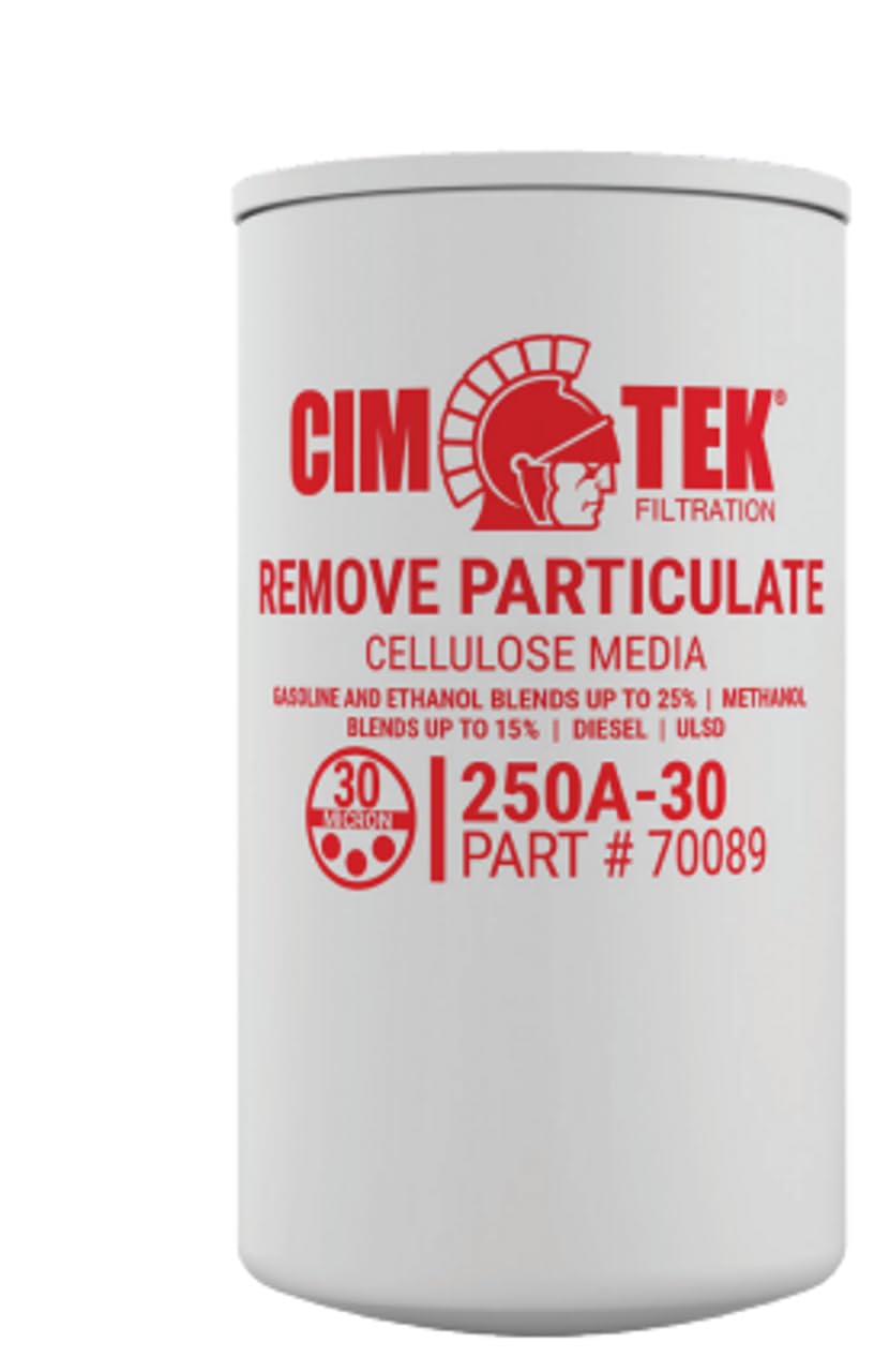 Cim-Tek 250A-30 front view showing cartridge and labeling, protects dispensers