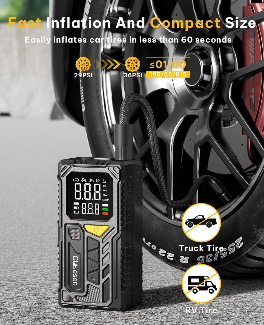 Cimesen compact side profile emphasizing portability and storage benefit