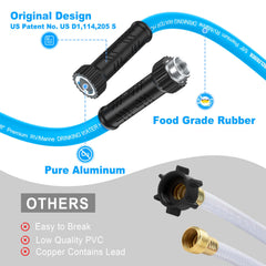 CircleRiver detailed shot of hose outer jacket texture, UV protection and abrasion resistance
