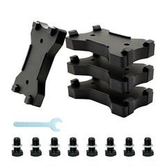 Ciseret front view pad mounted showing secure fit and increased stability