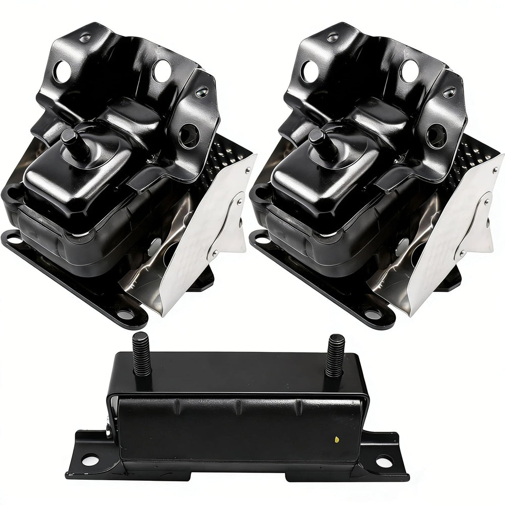 Citumo front view of engine motor mount set showing durable construction and fit