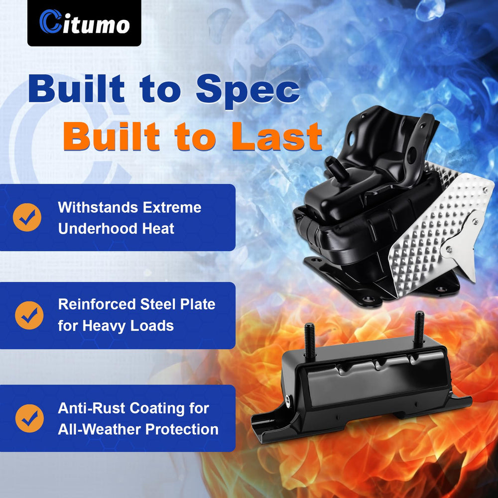 Citumo mount near heat shield illustrating clearance tip to aid installation