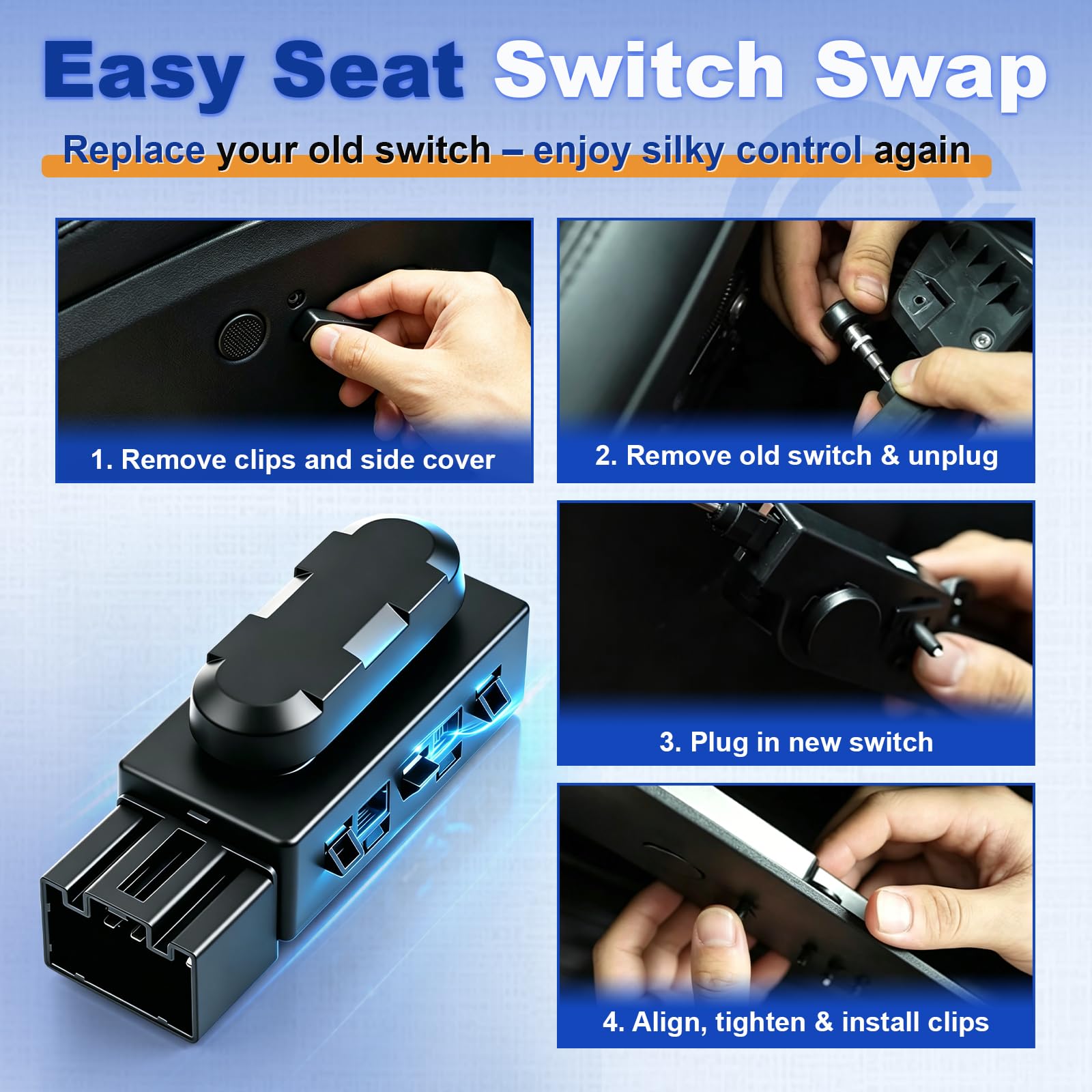 Citumo lifestyle in vehicle cabin showing restored seat control convenience