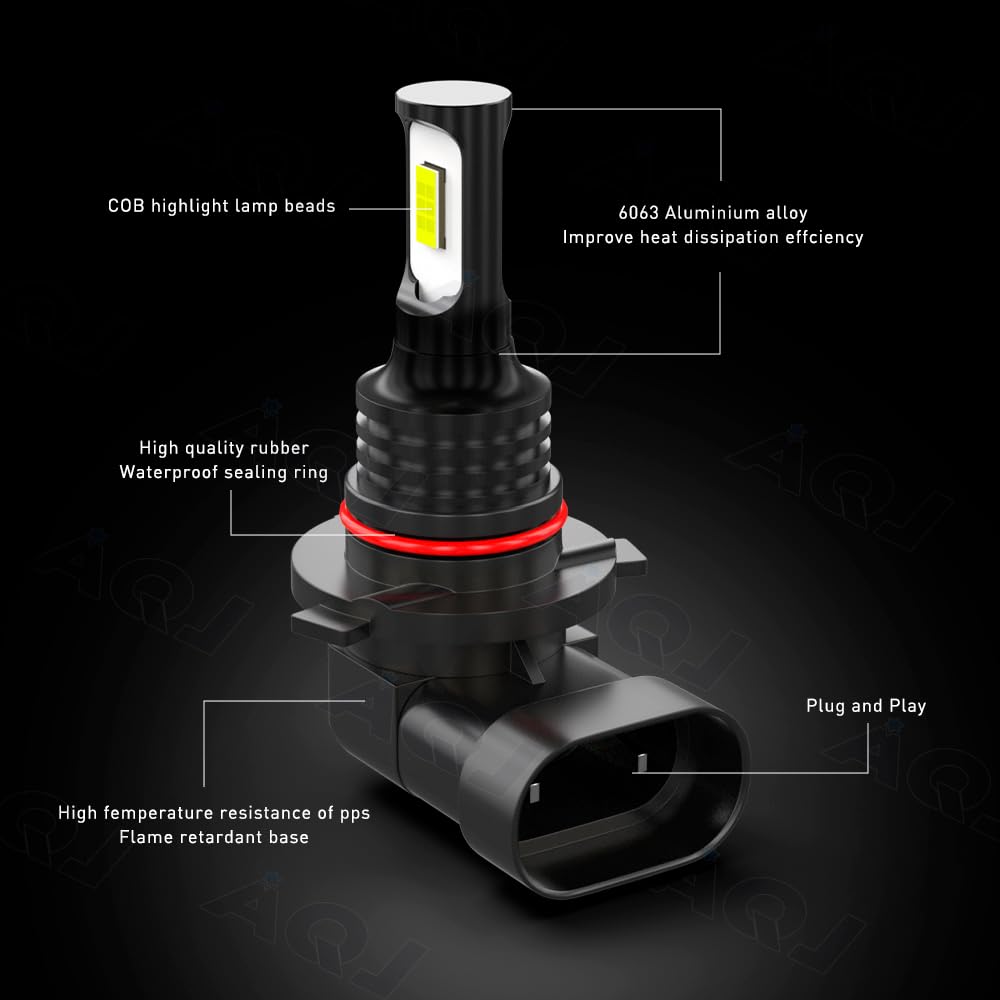 CJZJPV side-by-side with halogen showing compact plug-and-play fit