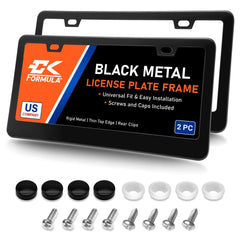 CK FORMULA matte black frame front view showing slim profile and clean look