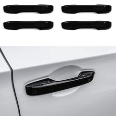 CKE front view of four black snap-on handle covers showing sleek finish and easy upgrade