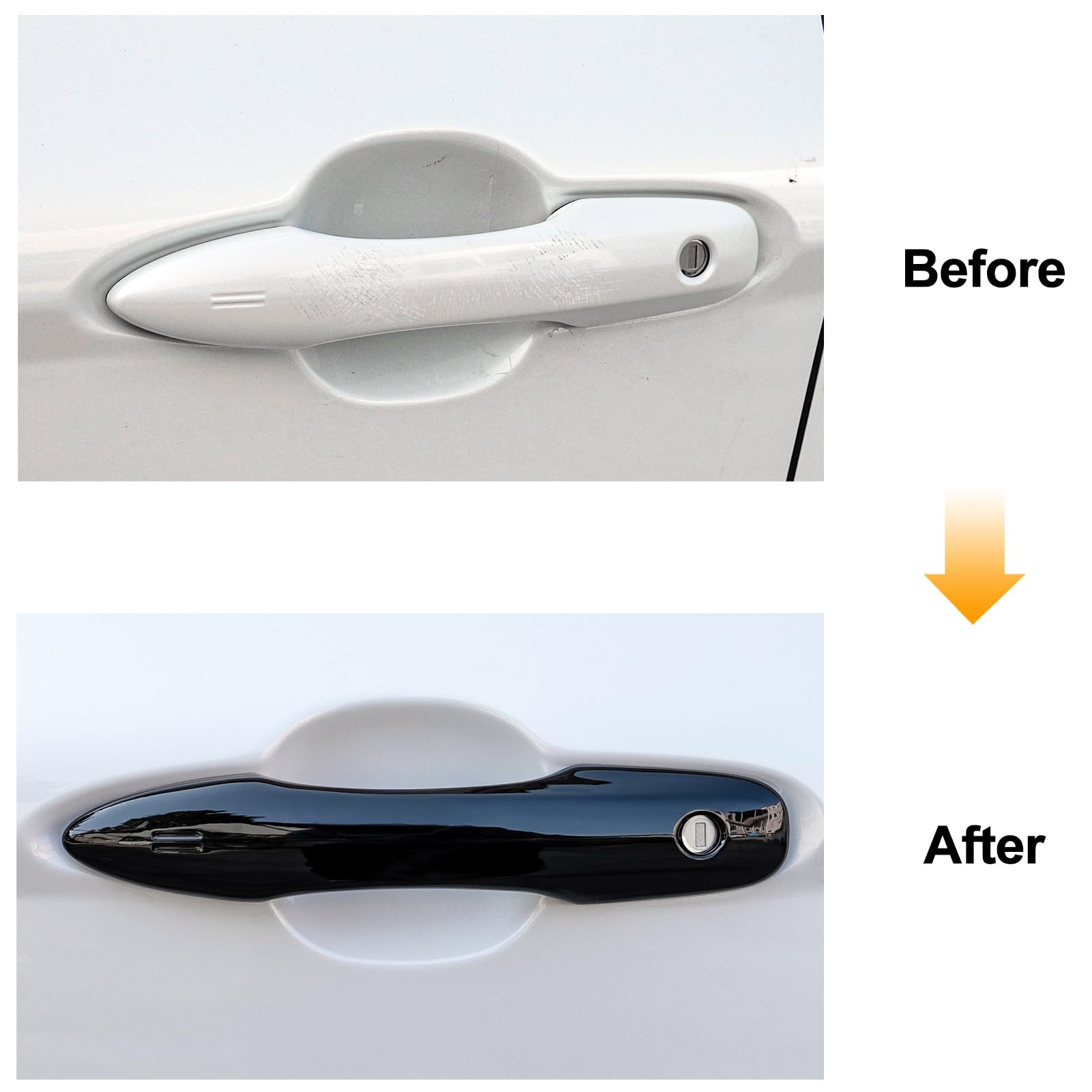 CKE side profile showing snug fit and seamless integration with factory handle