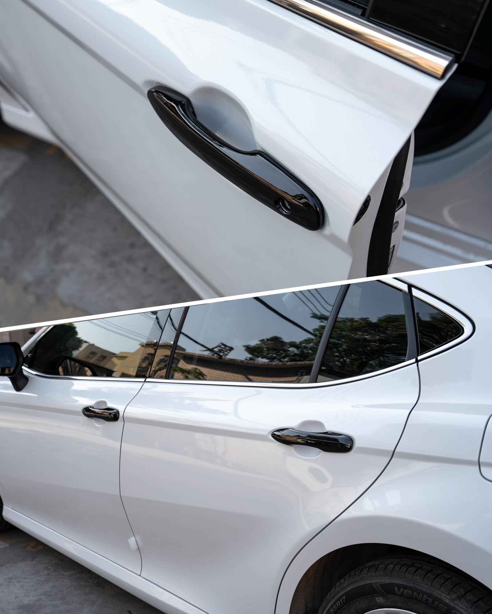 CKE four-piece set in package showing complete coverage for a four-door car