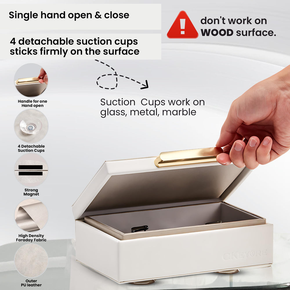 CKEYURE label and warranty tag showing quality commitment
