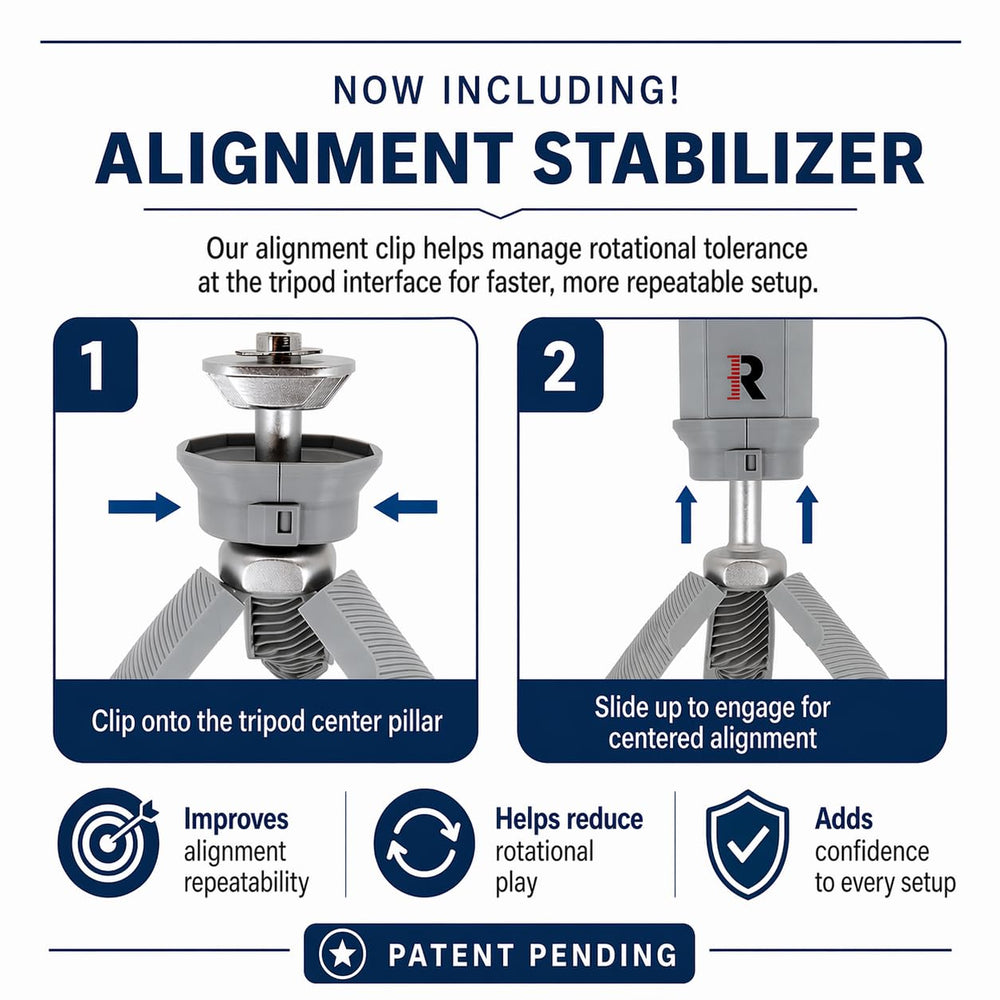 Claire's Prints long leveling feet with brass inserts for stronger, precise adjustments