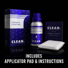 CLEAN. applicator and kit layout for precise application and coverage